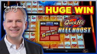 Quick Hit Reel Boost Triple Blazing Sevens - HUGE WIN BONUS! Quick Hit Reel Boost Triple Blazing Sevens - HUGE WIN BONUS!