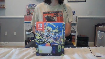 Splatoon 3 Special Edition Switch OLED Unboxing!