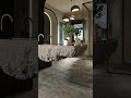 Design of a cozy bathroom space