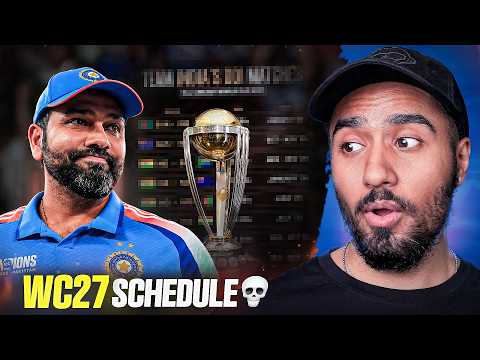 I’M NOT READY TO GET HURT AGAIN!!😭 IND vs AUS first?? 💀 | WC 2027 Schedule