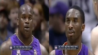 Shaquille O&#39;Neal &amp; Kobe Bryant Full Highlights vs Nets 2002 Finals GM4