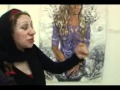 Nilofar Ghaderi Nejad Exhibition نیلوفر قادری نژاد فیلم عطا امیدوار 