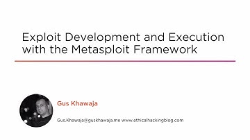 "Course Preview:  Exploit Development and Execution with the Metasploit Framework"