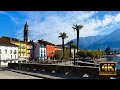 🇨🇭 [4K] Walking Ascona Switzerland | Ticino | Lago Maggiore | Locarno | relaxing walk | asmr