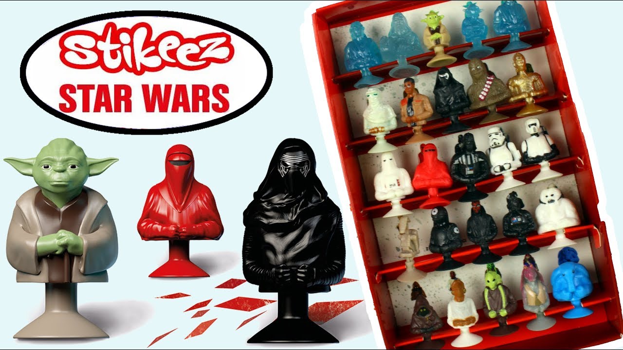 Stikeez Star Wars: Ostatni Jedi • Cała Kolekcja 2017 • Album Lidl • Openbox