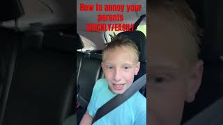 How To Annoy Your Parents With One Easy Sound