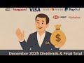 Trading 212 Dividends 2025 from a small & realistic portfolio
