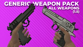 GENERIC WEAPON PACK (1.5) | ALL WEAPONS BONELAB | PATCH 5 | 4K