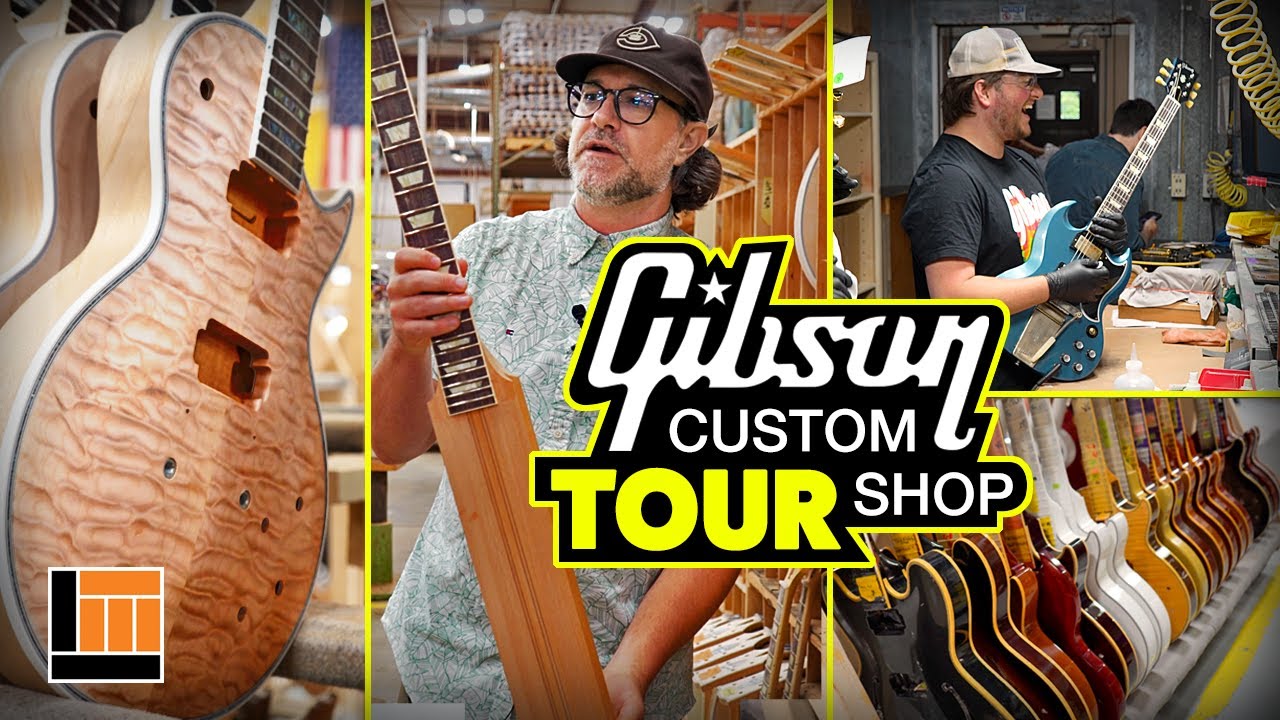 Gibson Custom Shop | Our COMPLETE Factory Tour 😎