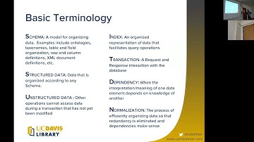 DSI Workshop: Databases