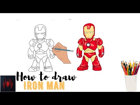 how to draw iron man mark || avengers end game - YouTube