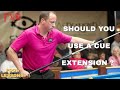 SHOULD YOU USE A CUE EXTENSION AT ALL TIMES, LIKE SHANE VAN BOENING ( SVB ) - 8, 9 Ball Pool Lessons