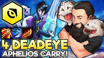 4 Deadeye - 200 Years of Aphelios!! | TFT Runeterra Reforged | Teamfight Tactics