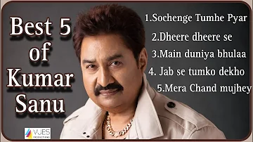 Kumar Sanu- 90's Superhit Songs (Top 5)