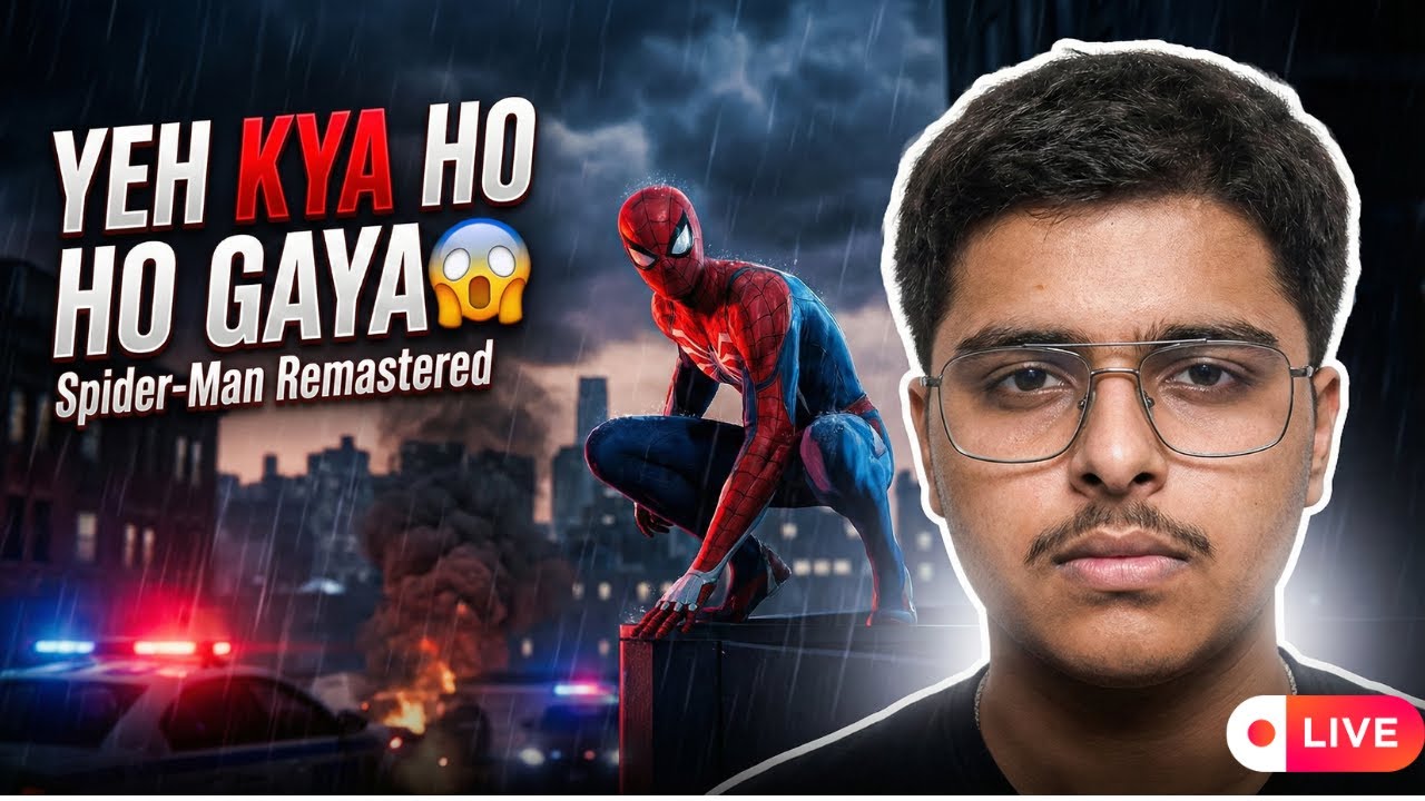 YEH KYA HO GAYA?! 😱 Spider-Man Remastered LIVE