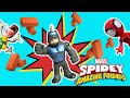 😮 Spidey and His Amazing Friends Rhino Rumble | Disney Jr | Rhino vs Hulk
