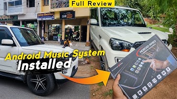 Mahindra Scorpio 9inch Android system Installation | Scorpio Modification | CarHub 🔥