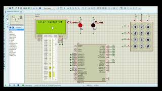 Safe project using AVR Atmega32 with internal EEPROM, keypad and LCD