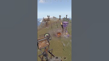Online raid gets very intense😅 #rust #youtubeshorts #youtubeshort #shorts #funny #viral #rustpvp