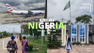 FINAL YEAR DIARIES #7: Travel With Me to Nigeria after 10 YEARS 🇳🇬 | London to Lagos to Benin City 🛫