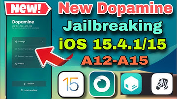 ✅💦How to Jailbreak Dopamine for iOS 15 - iOS 15.4.1 no Computer A12-A15 released✅