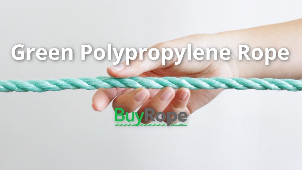 10mm Green Polypropylene Rope Demo | BuyRope