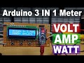 How To Make AC 3 In 1 Meter | Arduino Project