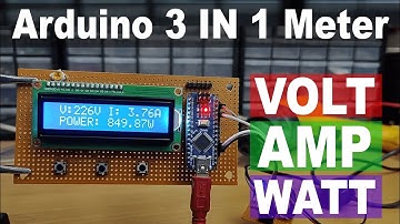 How To Make AC 3 In 1 Meter | Arduino Project