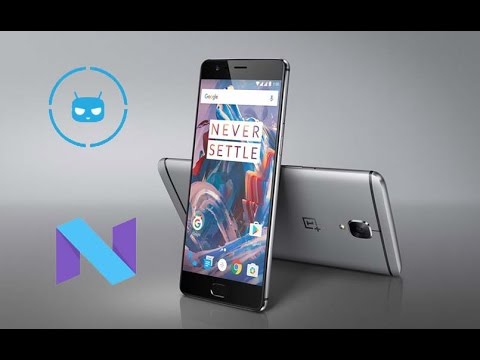 Cm14.1 official expermintal build oneplus 3 short impression - YouTube