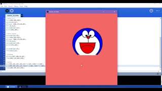 UAS GFK (Membuat grafika yg berbentuk Doraemon menggunakan Processing)