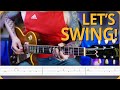 Super fun swing blues solo with tabs