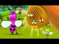 Raani Madhumakhi Hindi Moral Stories for Kids 3D Animated Story रानी मधुमाखी कहानी Honey Bee Tales