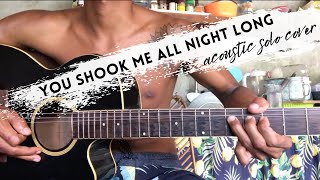 AC/DC - You Shook Me All Night Long Acoustic Solo Cover