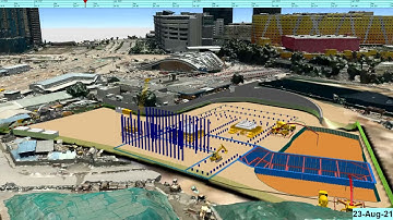 Facility Construction sequence 4D and 5D supervision & controlling. Render creation using BIM tools.