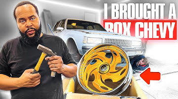 I Just Bought A BOX CHEVY And Put It On 28” RUCCI WHEELS! (How To Put 28s On A Box Chevy!)