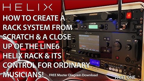 Build a Guitar Effects Rack | Line6 Helix Top to Bottom | Free Plan