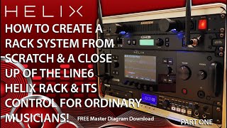 Build a Guitar Effects Rack | Line6 Helix Top to Bottom | Free Plan