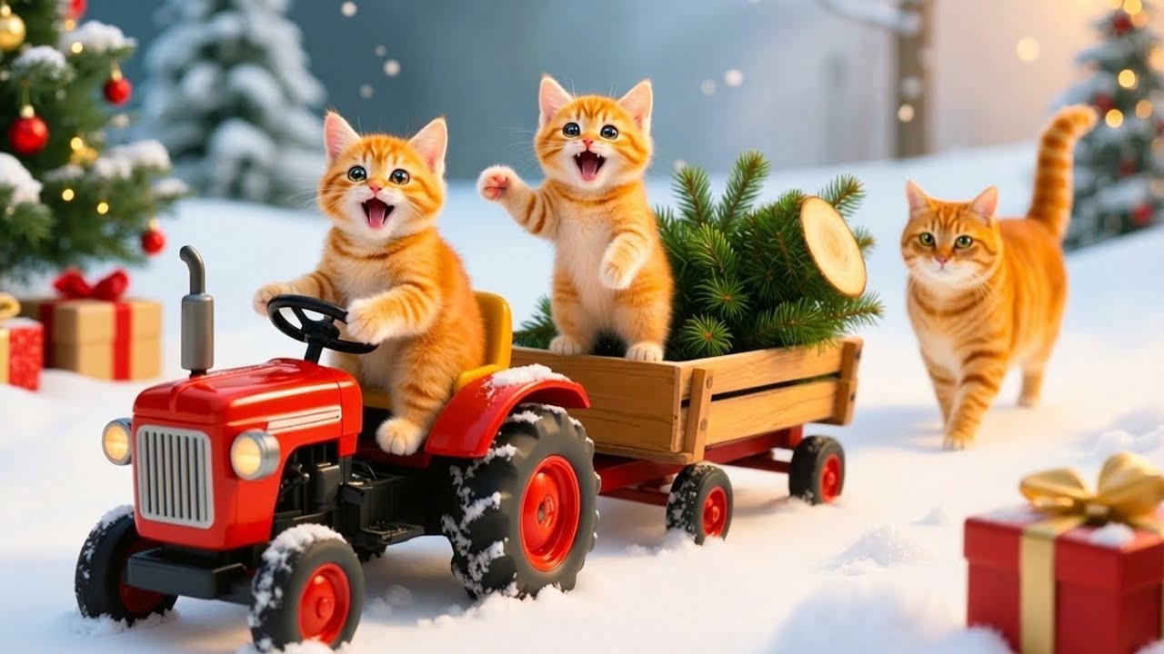 Ginger Kitten Meets Grandma 💕, Mama Cat’s Relaxing Seaside Adventure 🐾🌊 | Funny Cat  