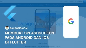 Membuat SplashScreen di Flutter Android & IOS