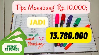 Cara Menabung 10 ribu jadi 13 juta Rupiah | Tips Jitu Wajib dicoba