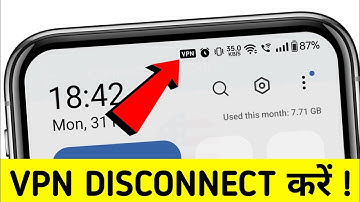How To Disconnect VPN On Android | Mobile Me VPN Kaise Hataye | Remove VPN From Android