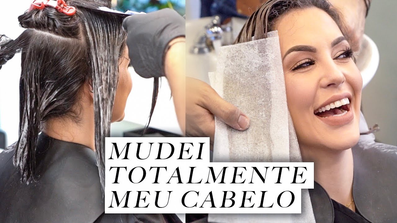 TRANSFORMEI MEU CABELO: DE MORENA A LOIRA + CORTE DE CABELO