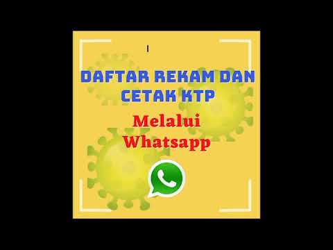 Tutorial Pendaftaran Rekam dan Cetak KTP-EL via WA Sicepat Disdukcapil Kabupaten Magelang