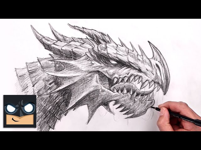 How To Draw a Dragon   Studio Sketch Tutorial 