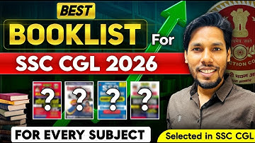 Best Booklist for SSC CGL 2026 | बस 5 किताबें और CGL का खेल खत्म
