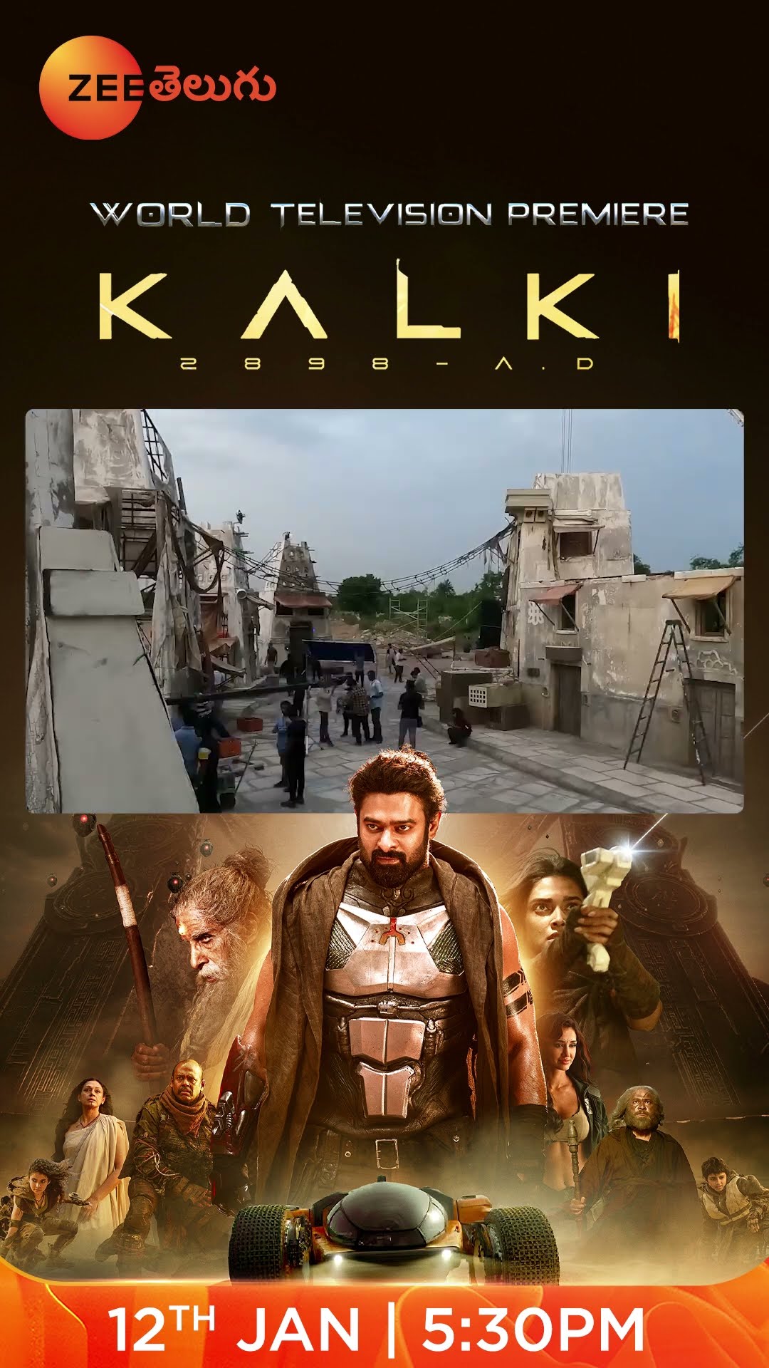 Fight Master Satish | Kalki 2898 AD World Television Premiere | 12 Jan 5:30PM | Zee Telugu
