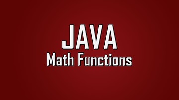 Learn Java - #4 - Math Functions