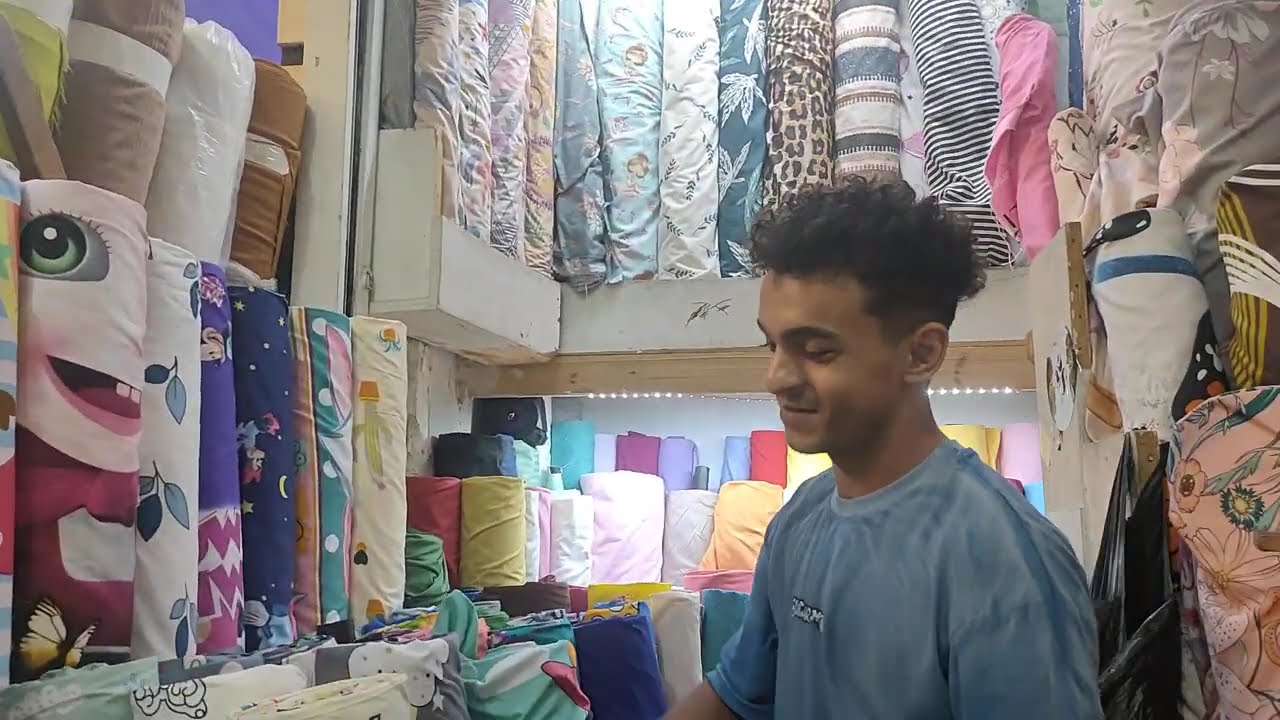 اسعار قماش الملايات فى الأزهر شارع حمزاوى المتر ٤٢ج العامرية ٦٢ج#fashion #clothes #الازهر