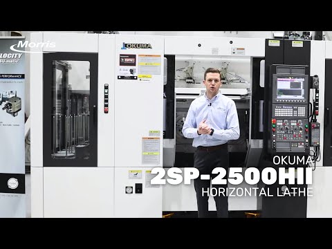 Okuma's 2SP-2500H - Horizontal Lathe - Morris