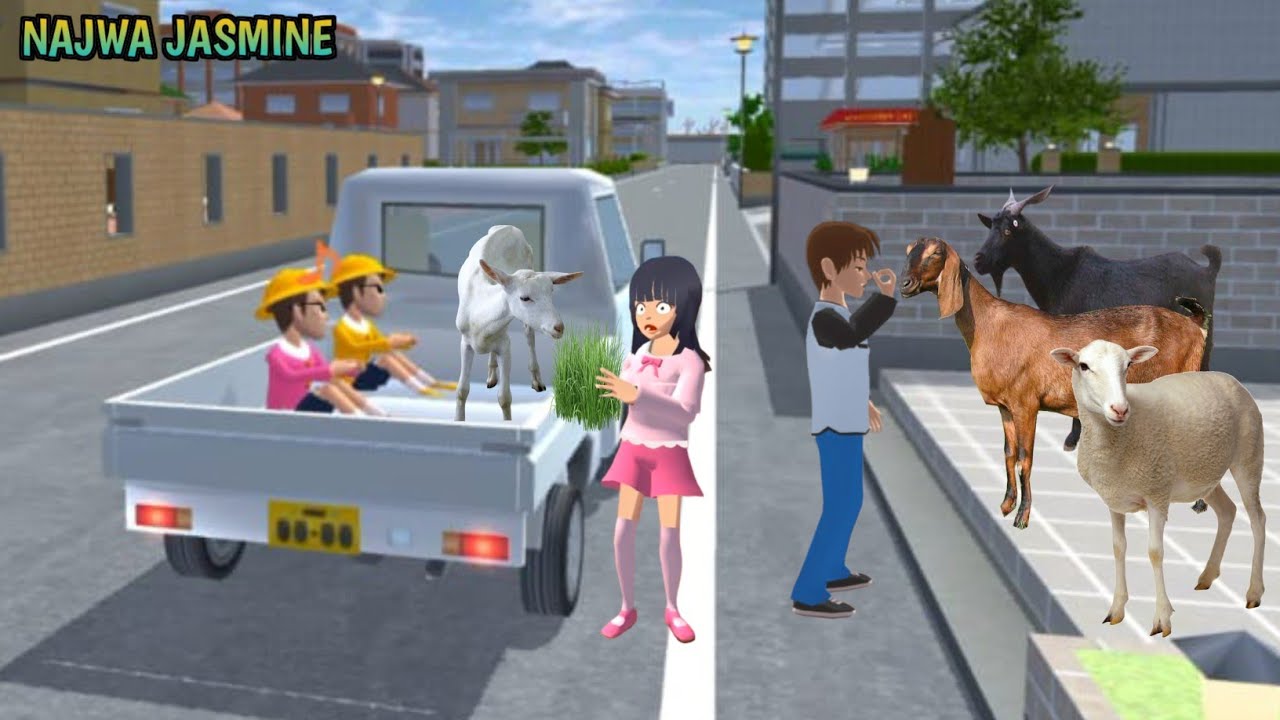 Yuta Mio Mengumpulkan Semua Kambing Untuk Dijual Diantar KePelanggan Di Kota Sakura | Animals Love